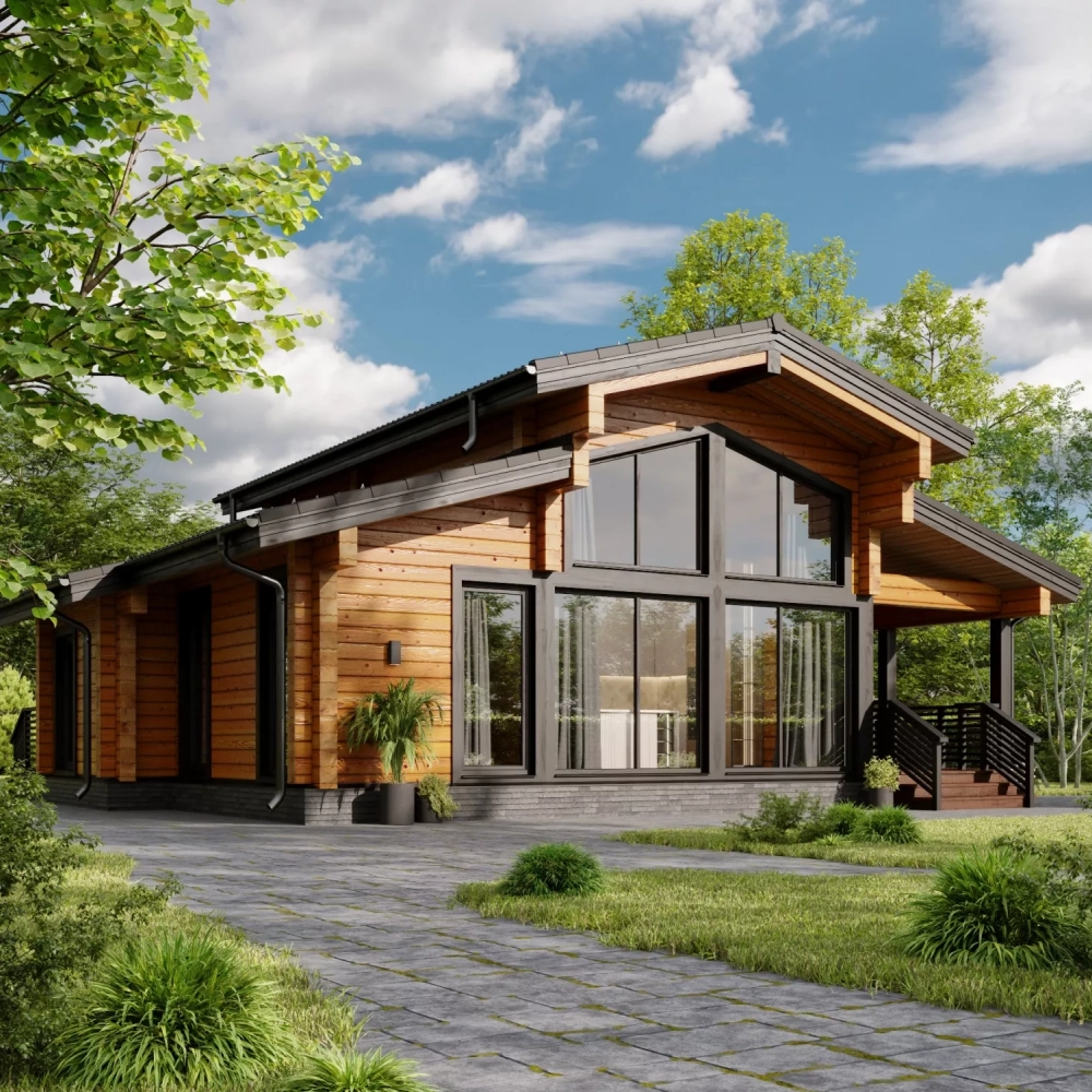 Строительство домов из клееного бруса