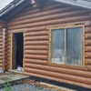 Шлифовка и покраска деревянных домов - Woodenstroy