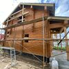 Шлифовка и покраска деревянных домов - Woodenstroy