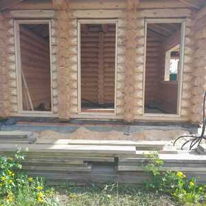 Установка обсады  - Woodenstroy